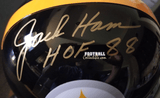 Autographed Full Size Helmets Jack Ham Autographed Pittsburgh Steelers Helmet
