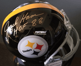 Autographed Full Size Helmets Jack Ham Autographed Pittsburgh Steelers Helmet