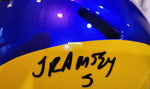 Autographed Full Size Helmets Jalen Ramsey Autographed Los Angeles Rams Helmet