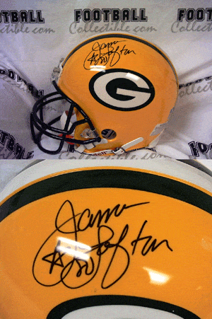Autographed Full Size Helmets James Lofton Autographed Full Size Packers Helmet