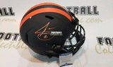 Autographed Full Size Helmets Jarvis Landry Autographed Cleveland Browns Eclipse Helmet