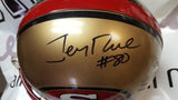 Autographed Full Size Helmets Jerry Rice Autographed 49ers Proline Helmet