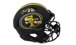 Autographed Full Size Helmets Jerry Rice Autographed San Francisco 49ers Eclipse Helmet