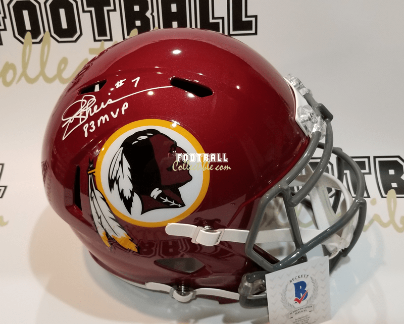 Joe theismann best sale autographed helmet