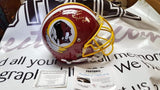 Autographed Full Size Helmets Joe Theismann Autographed Full Size Onfield Washington Redskins Curled Feather Helmet