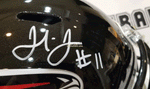 Autographed Full Size Helmets Julio Jones Autographed Full Size Atlanta Falcons Helmet