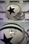 Autographed Full Size Helmets Julius Jones Autographed Full Size Cowboys Helmet