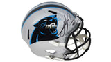 Autographed Full Size Helmets Julius Peppers Autographed Carolina Panthers Helmet