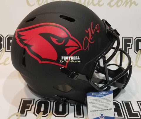 Autographed Full Size Helmets Kyler Murray Autographed Eclipse Arizona Cardinals Helmet