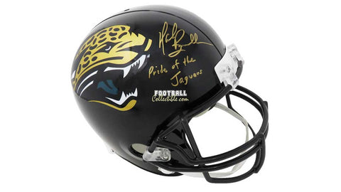 Autographed Full Size Helmets Mark Brunell Autographed Jacksonville Jaguars Helmet