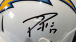 Autographed Full Size Helmets Philip Rivers Autographed Los Angeles Chargers Helmet