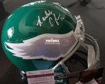 Autographed Full Size Helmets Randall Cunningham Autographed Philadelphia Eagles Helmet