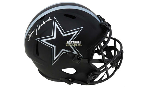 Autographed Full Size Helmets Roger Staubach Autographed Dallas Cowboys Eclipse Helmet