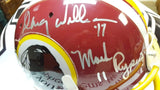 Autographed Full Size Helmets Rypien, Williams, Taylor, Brown Autographed Proline Washington Redskins Helmet