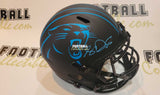 Autographed Full Size Helmets Sam Darnold Autographed Carolina Panthers Eclipse Helmet