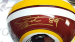 Autographed Full Size Helmets Santana Moss Autographed Washington Redskins Proline Helmet