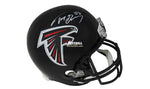 Autographed Full Size Helmets Tony Gonzalez Autographed Atlanta Falcons Helmet