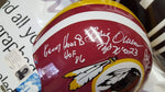 Autographed Full Size Helmets Washington Redskins Multi-Signed Full Size Replica Helmet, Rypien, Williams, Houston, Fischer, Bass & Owens