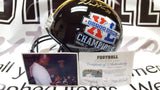 Autographed Full Size Helmets Willie Parker Autographed Pittsburgh Steelers Helmet