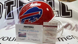 Autographed Full Size Helmets Willis McGahee Autographed Buffalo Bills Helmet