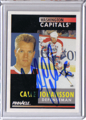 Autographed Hockey Cards Calli Johansson Autographed Hockey Card
