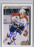 Autographed Hockey Cards Steve Konowalchuk Autographed Hockey Card