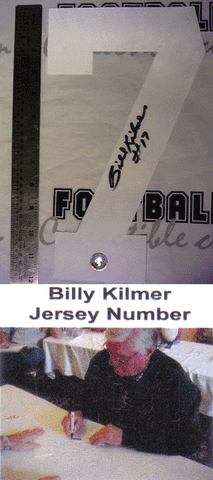 Autographed Jerseys Billy Kilmer Autographed White Jersey Number