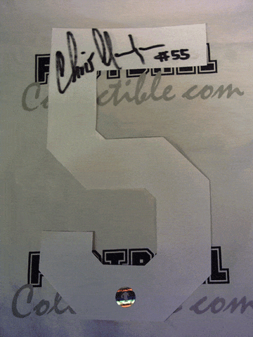 Autographed Jerseys Chris Hanburger Autographed White Jersey Number