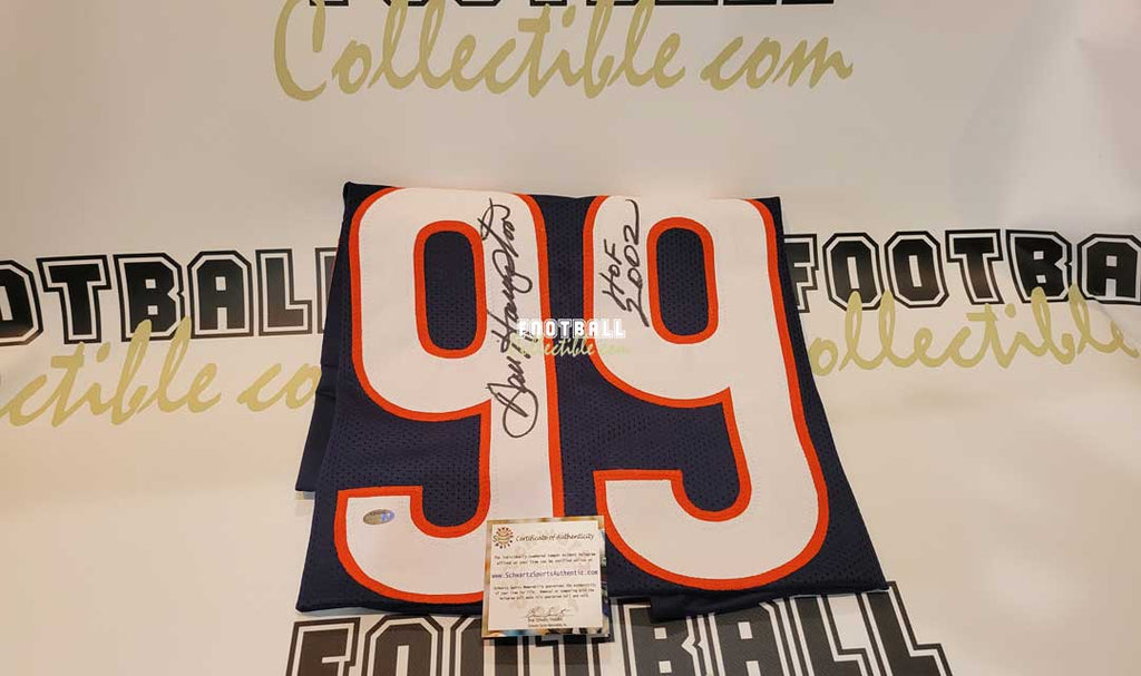 footballcollectible Dan Hampton Autographed Chicago Bears Jersey with Inscription