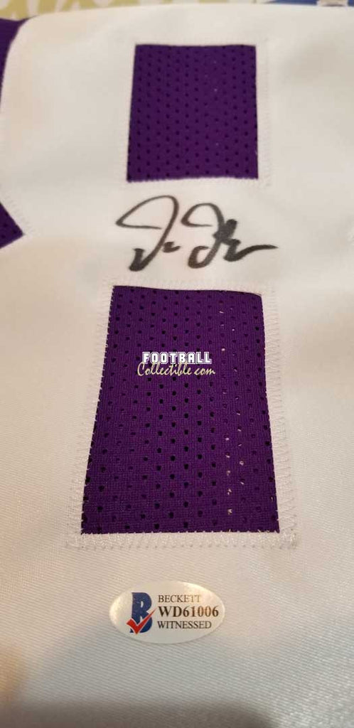 Justin Jefferson Autographed Minnesota Vikings Color Rush Jersey –