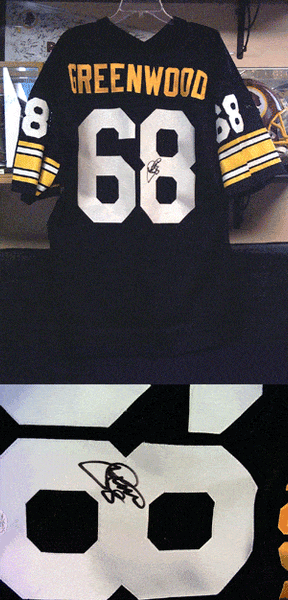 L.C. Greenwood signed white jersey - Pittsburgh Steelers - Buy Direct & Save