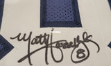 Autographed Jerseys Matt Hasselbeck Autographed Seattle Seahawks Stats Jersey