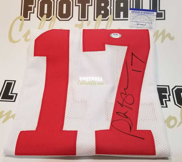 New York Giants Plaxico Burress shops Autographed Jersey