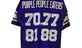 Autographed Jerseys Purple People Eaters Autographed Minnesota Vikings Jersey