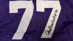 Autographed Jerseys Purple People Eaters Autographed Vikings Jersey
