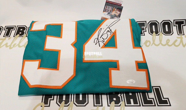 Autographed/Signed Dan Marino Miami Teal Football Jersey JSA COA