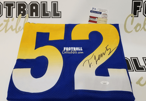 Autographed Jerseys Terrell Lewis Autographed Los Angeles Rams Jersey