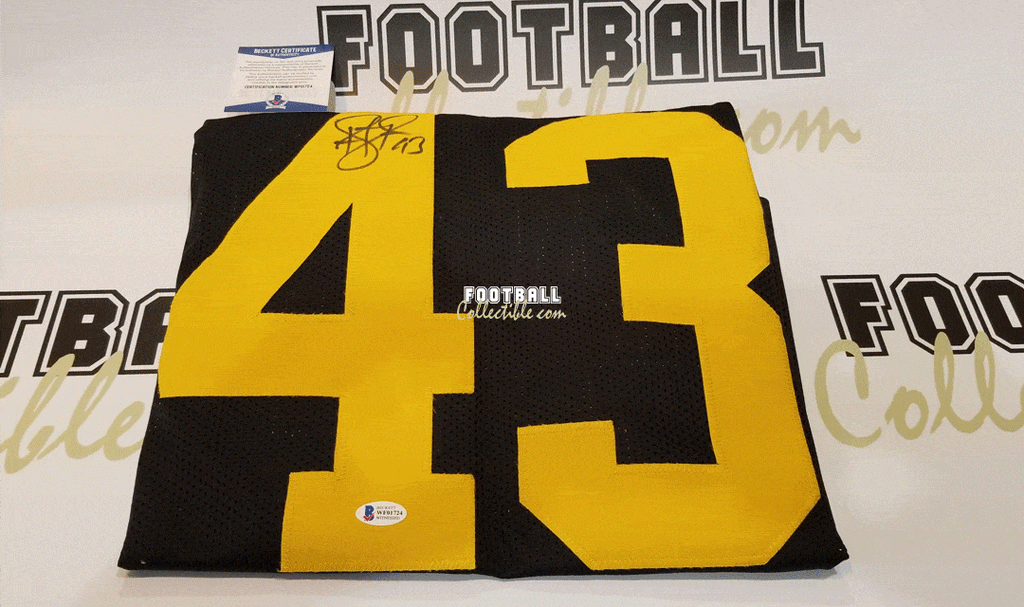 Troy polamalu best sale autographed jersey