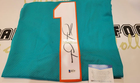Autographed Jerseys Tua Tagovailoa Autographed Miami Dolphins Jersey