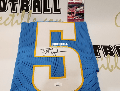 Autographed Jerseys Tyrod Taylor Autographed Chargers Jersey