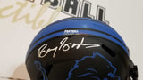 Autographed Mini Helmets Barry Sanders Autographed Detroit Lions Eclipse Mini Helmet