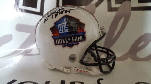 barry sanders signed football helmet Barry Sanders Autographed Hall of Fame Mini Helmet – FootballCollectible.com