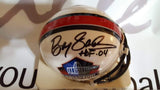 Autographed Mini Helmets Barry Sanders Autographed HOF Mini Helmet