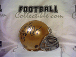 Autographed Mini Helmets Brady Quinn Autographed Notre Dame Mini Helmet
