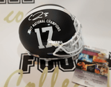 Autographed Mini Helmets Calvin Ridley Autographed Alabama Championship Mini Helmet
