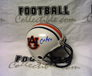 Autographed Mini Helmets Carlos Rogers Autographed Auburn University Mini Helmet