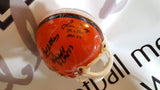 Autographed Mini Helmets Cleveland Browns Team Signed Mini Helmet With 4 Hall of Famers!