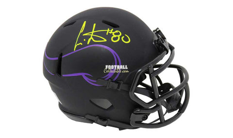 Autographed Mini Helmets Cris Carter Autographed Eclipse Minnesota Vikings Mini Helmet