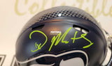 Autographed Mini Helmets D.K. Metcalf Autographed Seattle Seahawks Mini Helmet