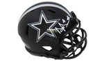 Autographed Mini Helmets Dak Prescott Autographed Eclipse Dallas Cowboys Mini Helmet